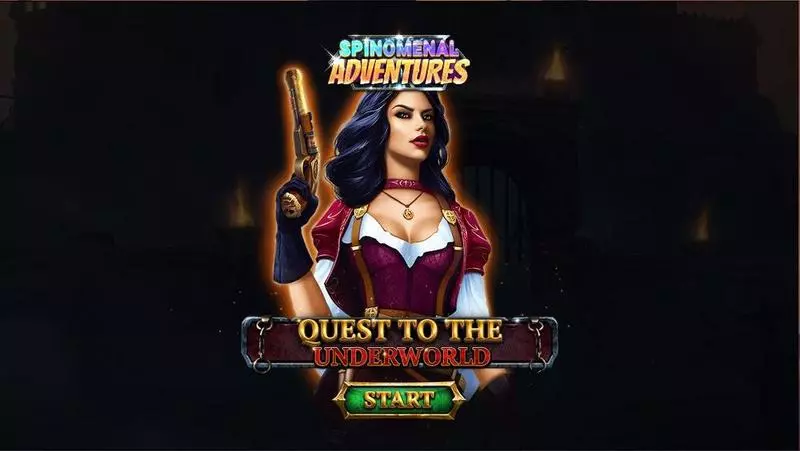 Quest To The Underworld Spinomenal Slot Introduction Screen